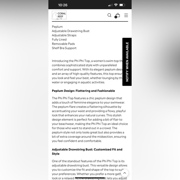 Coco Reef bikini top NWT - Picture 12 of 14